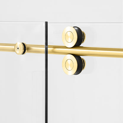 Villena Single Sliding Frameless Shower Door