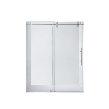 Villena Single Sliding Frameless Shower Door