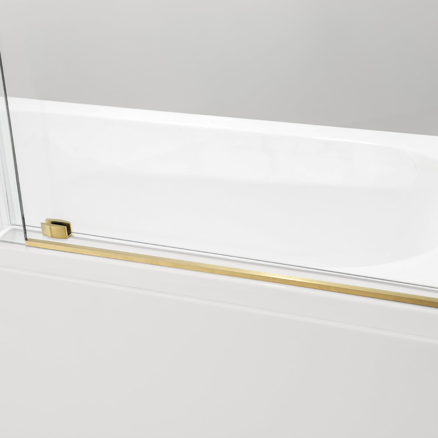 Villena Single Sliding Frameless Tub Door - 60" W x 58" H