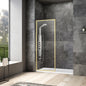 Arcos 34" W x 74" H Framed Fixed Glass Panel