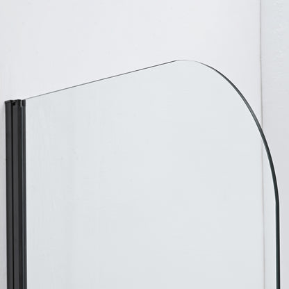 Olivenza Hinged Frameless Tub Door - 31" W x 55" H