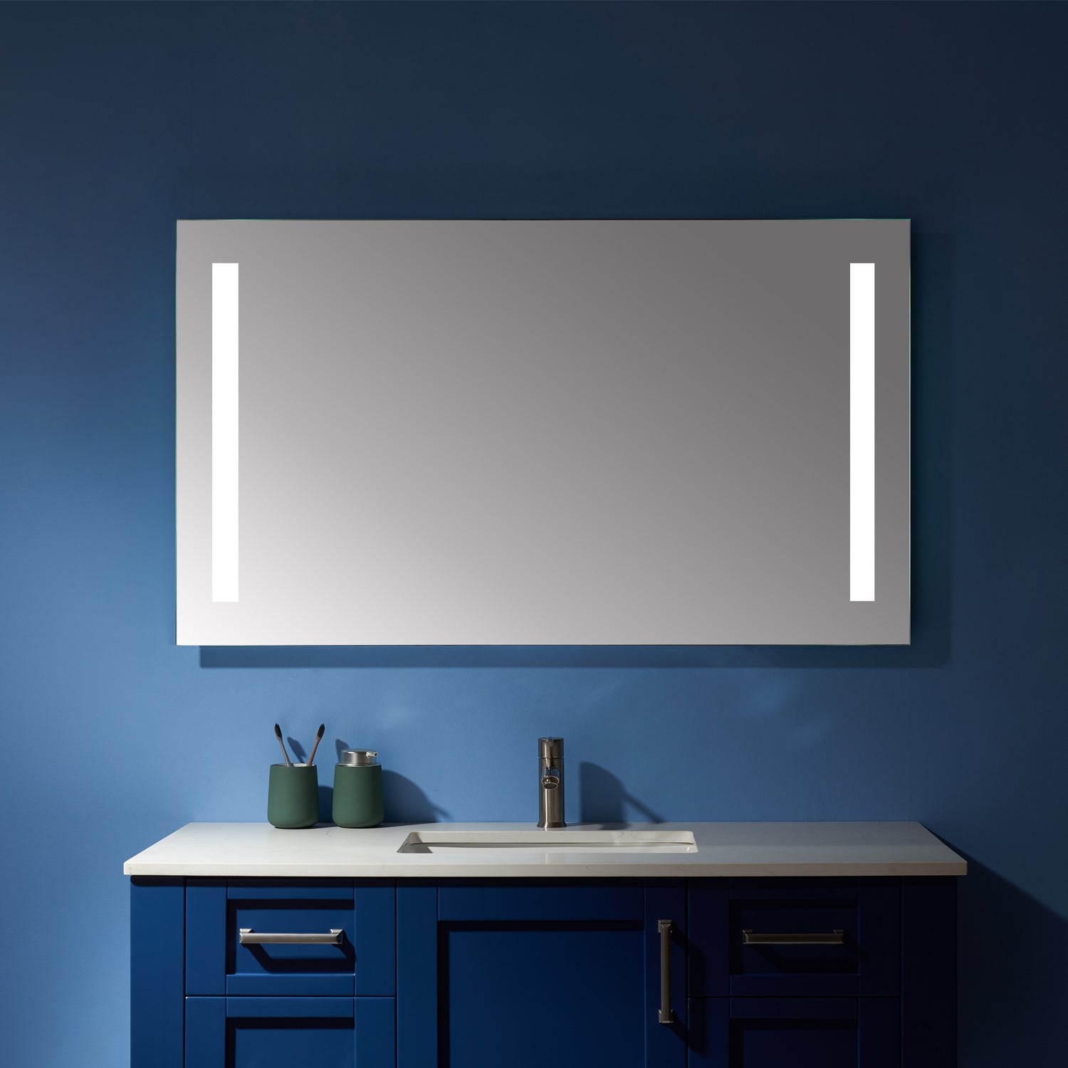 Vinnova Xenia Electric Lighted Modern Bathroom / Vanity Wall Mirror
