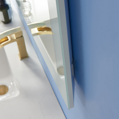Vinnova Callista Rectangle LED Lighted Accent Bathroom / Vanity Wall Mirror