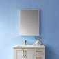 Perma 24" Rectangle Frameless Lighted Medicine Cabinet Wall Mounted Mirror