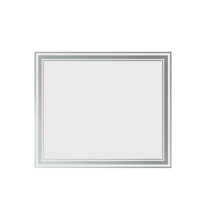 Vinnova Varese Rectangle LED Lighted Accent Bathroom / Vanity Wall Mirror