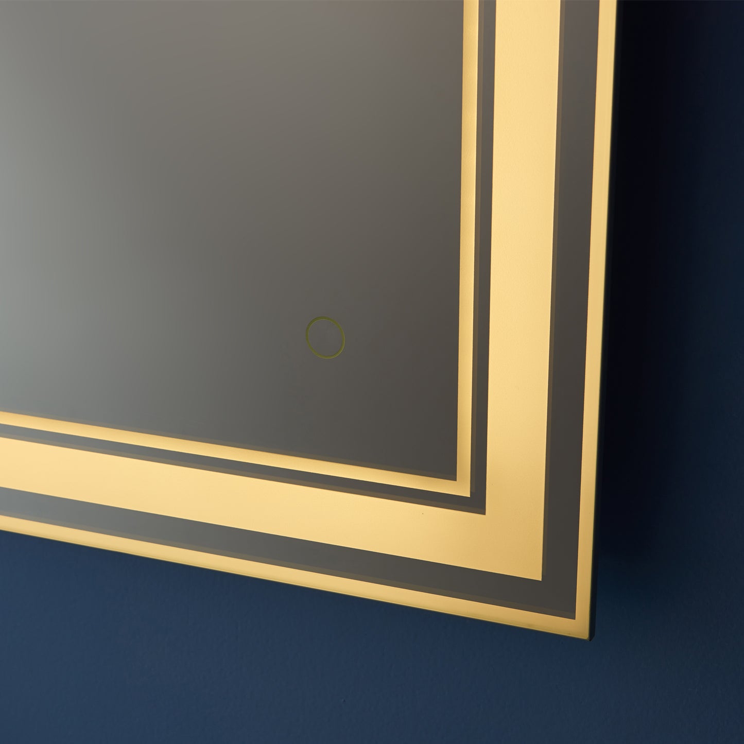 Vinnova Varese Rectangle LED Lighted Accent Bathroom / Vanity Wall Mirror