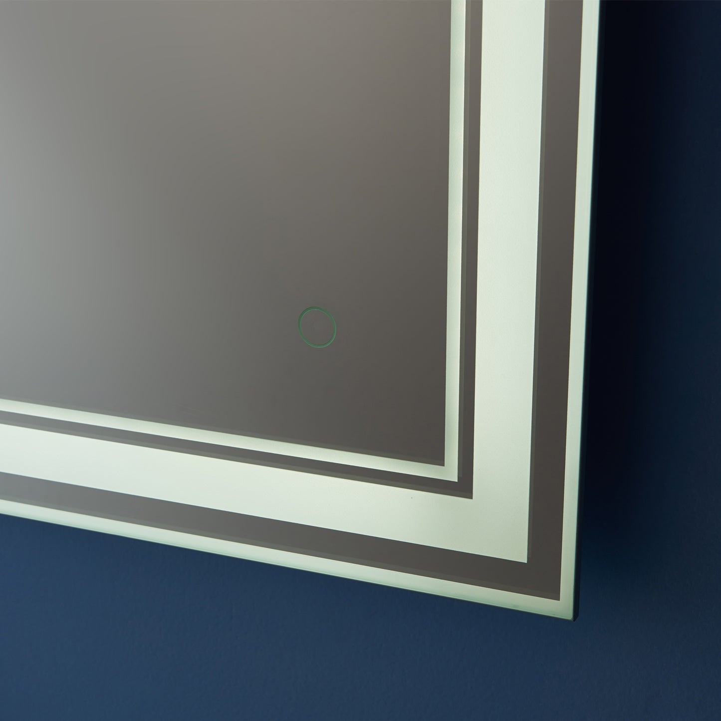 Vinnova Varese Rectangle LED Lighted Accent Bathroom / Vanity Wall Mirror