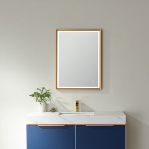 Open image in slideshow, Vinnova Como Rectangle LED Lighted Accent Bathroom/Vanity Wall Mirror
