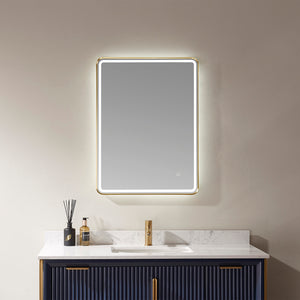Vinnova Piceno Rectangle LED Lighted Accent Bathroom/Vanity Wall Mirror