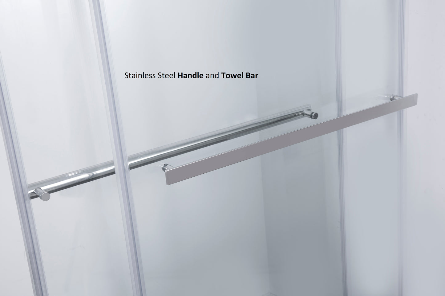 Vinnova Spezia Double Sliding Frameless Shower Door